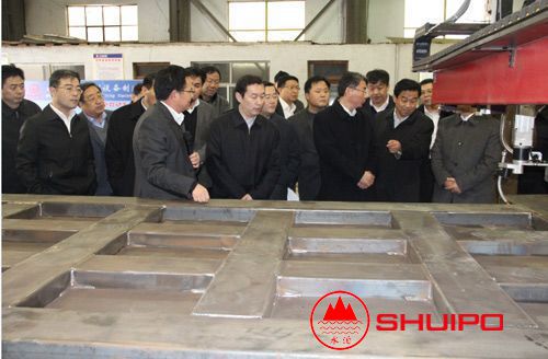 山東省副省長(zhǎng)張超超來(lái)水泊焊割考察