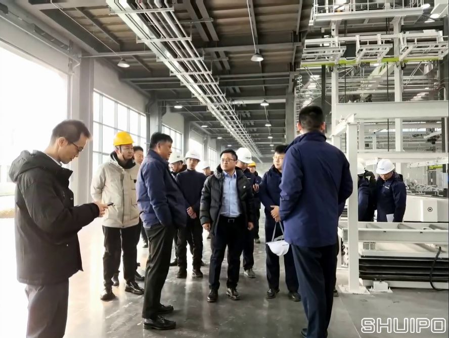 中聯重科總公司到重慶視察水泊生產線18